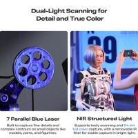 Technologie laser bleu parallèle à 7 lignes du Creality Pika